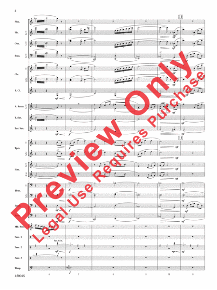 Red Rock Mountain Concert Band scores gallery preview page 39