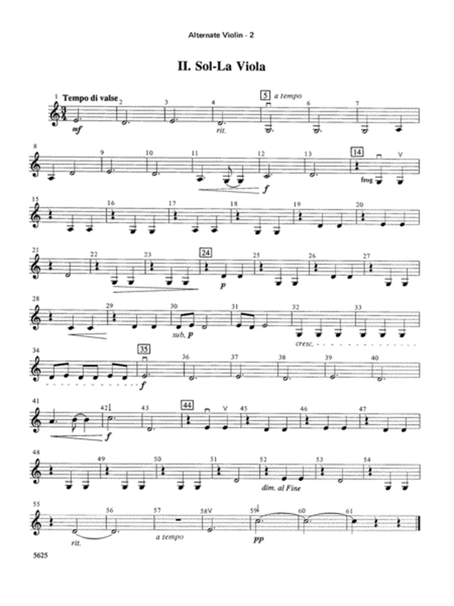 Serendipity Suite: Alternate Violin