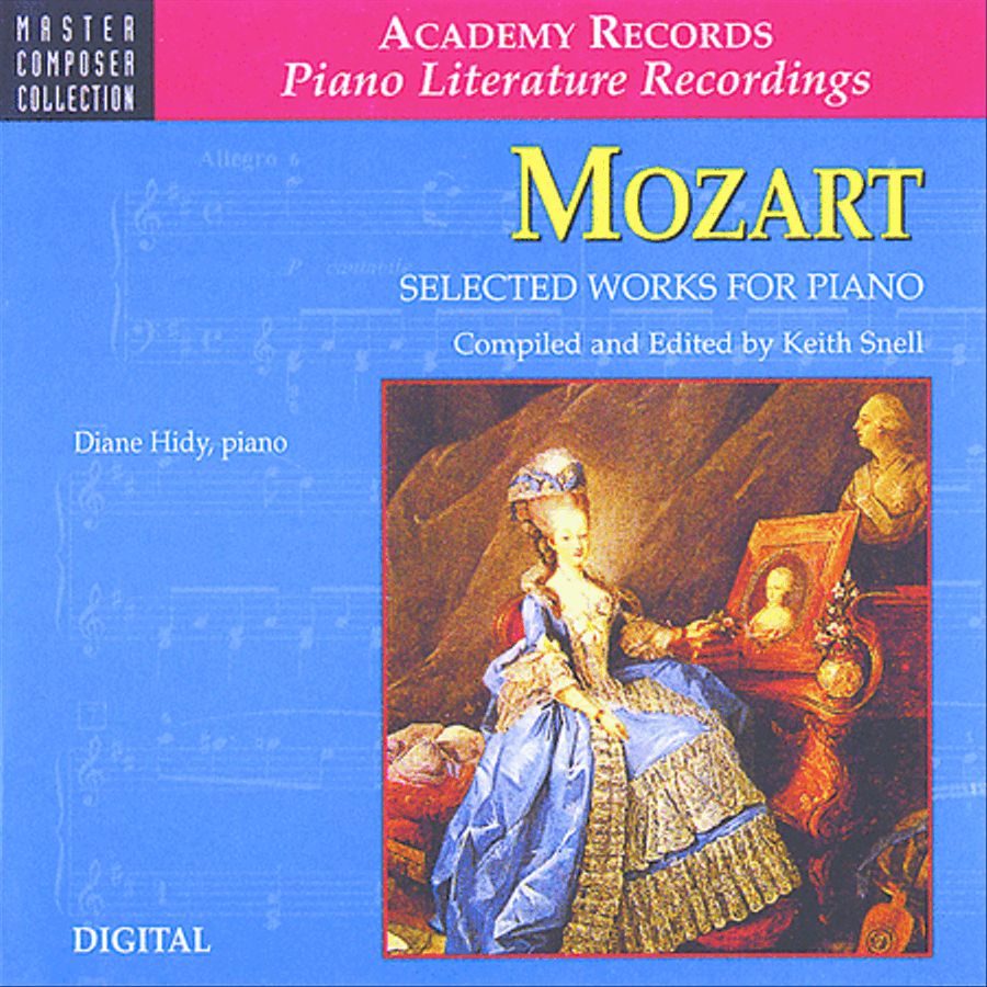 Mozart Selected Works for Piano (CD) Easy Piano scores gallery preview page 1