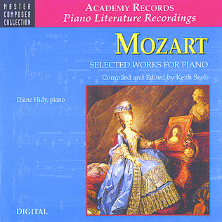 Book cover for Mozart Selected Works for Piano (CD)