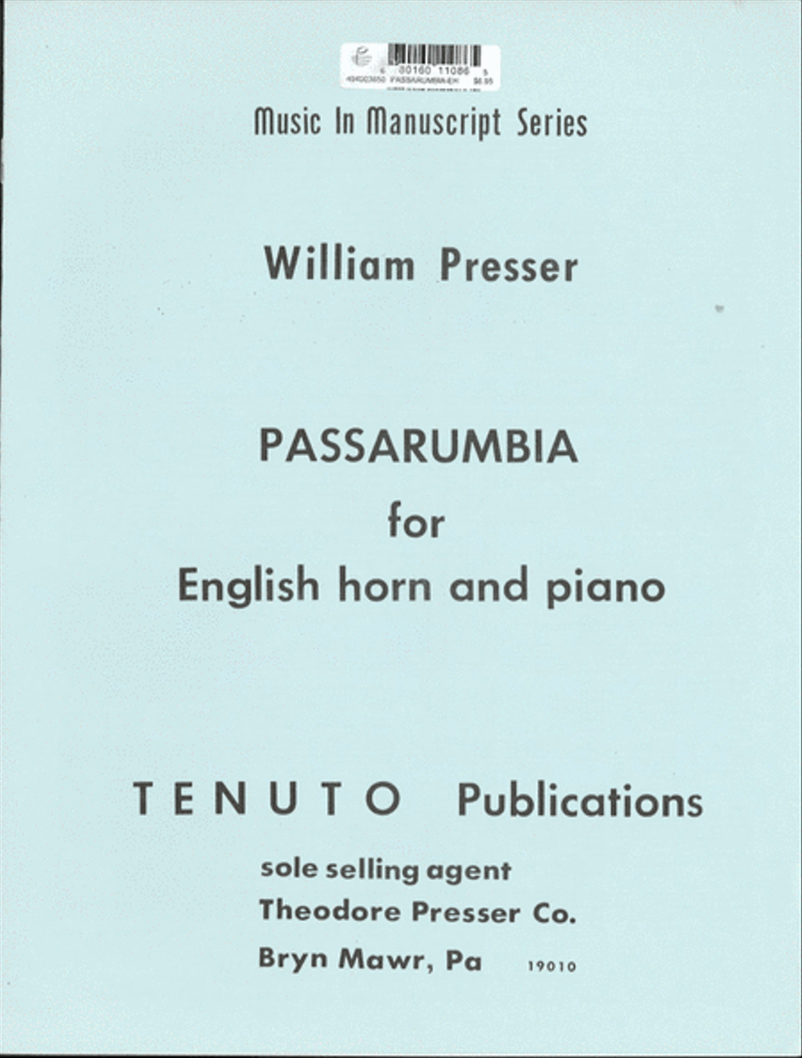 Passarumbia Chamber Music scores gallery preview page 1