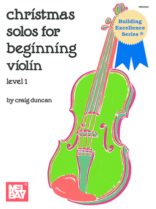Book cover for Christmas Solos for Beginning Violin