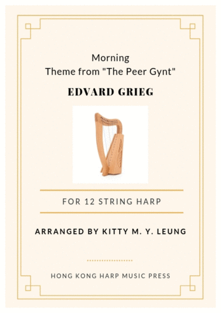 Morning (from the Peer Gynt) by Grieg - 12 String Small Lap Harp