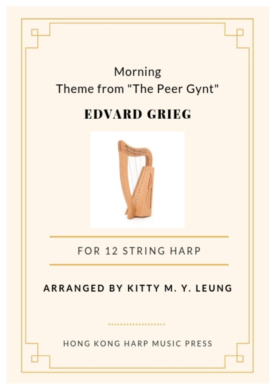 Morning (from the Peer Gynt) by Grieg - 12 String Small Lap Harp