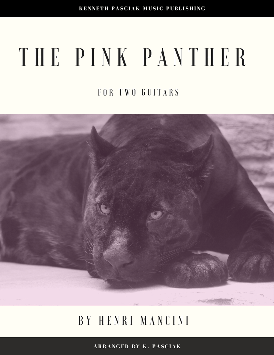 The Pink Panther Acoustic Guitar scores gallery preview page 1