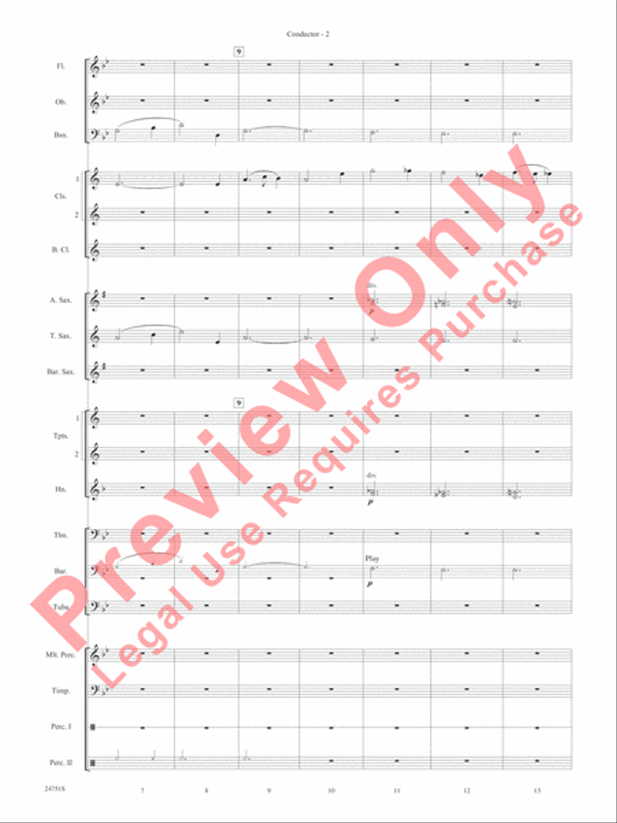 Harry Potter and the Goblet of Fire, Selections from Concert Band scores gallery preview page 5