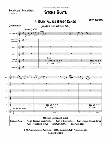 Stone Suite for Solo Flute and Flute Choir