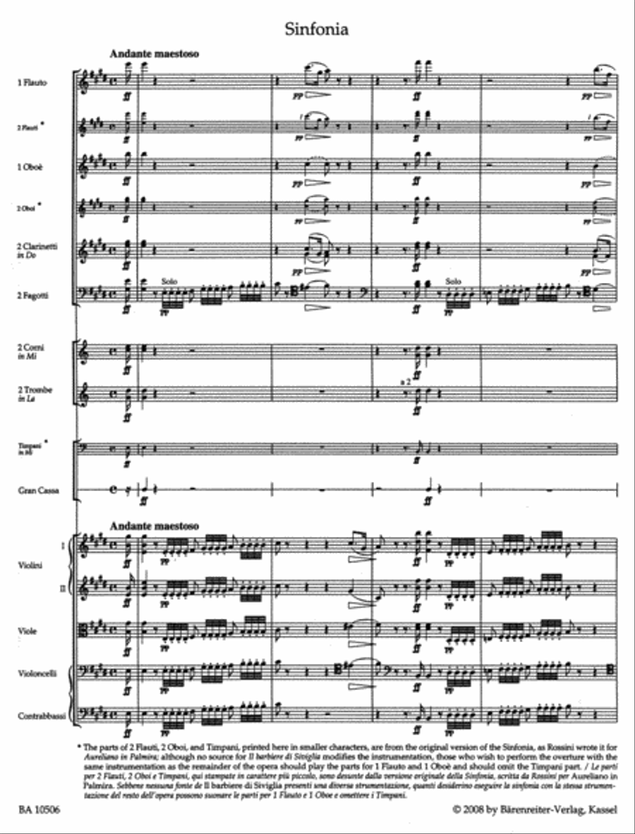 The Barber of Seville Choir scores gallery preview page 2
