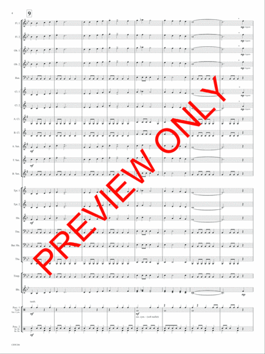 Victorius Concert Band scores gallery preview page 5