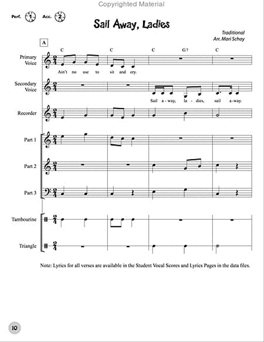 Sing, Drum, Play, and Strum Percussion scores gallery preview page 8