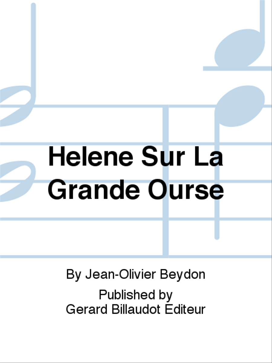 Helene Sur La Grande Ourse Chamber Music scores gallery preview page 1