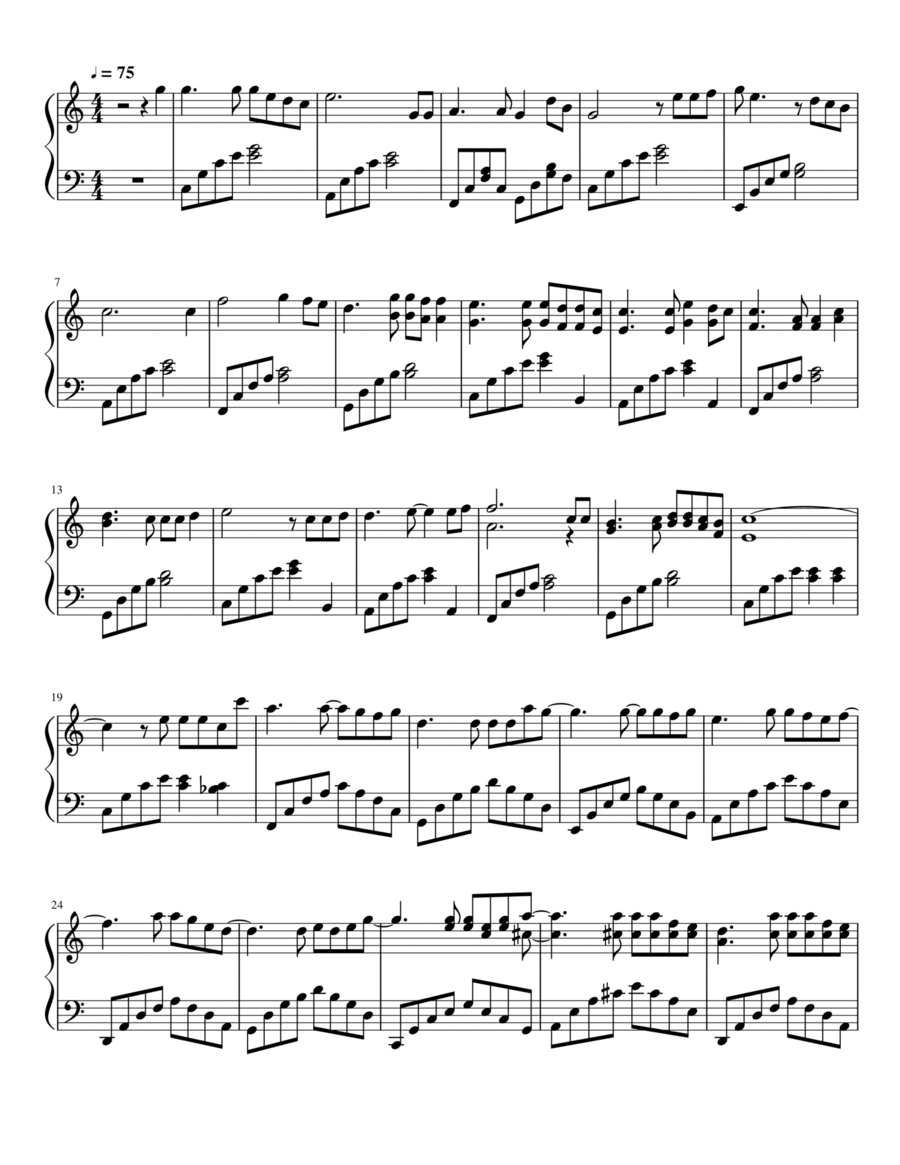 O GLORIOUS, DIVINE LOVE O GLORIOUS, DIVINE LOVE Piano Solo scores gallery preview page 1