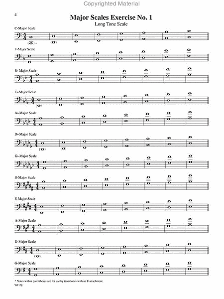 The Complete Scale Compendium for Trombone