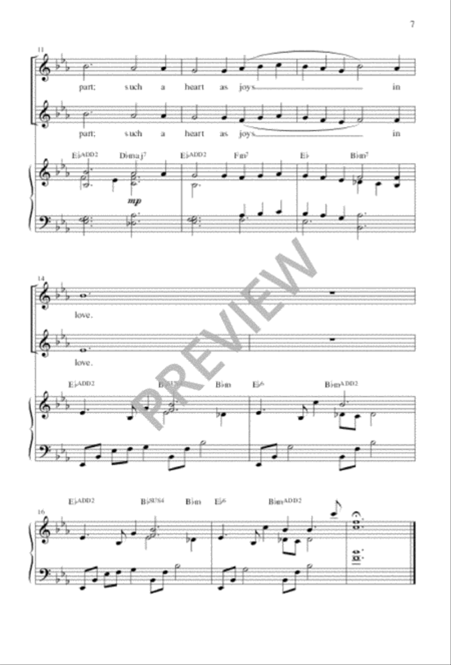Come, My Way, My Truth, My Life 3-Part scores gallery preview page 7