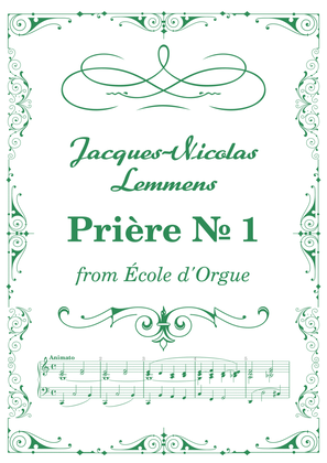 Prière Nr. 1 (Jacques-Nicolas Lemmens)