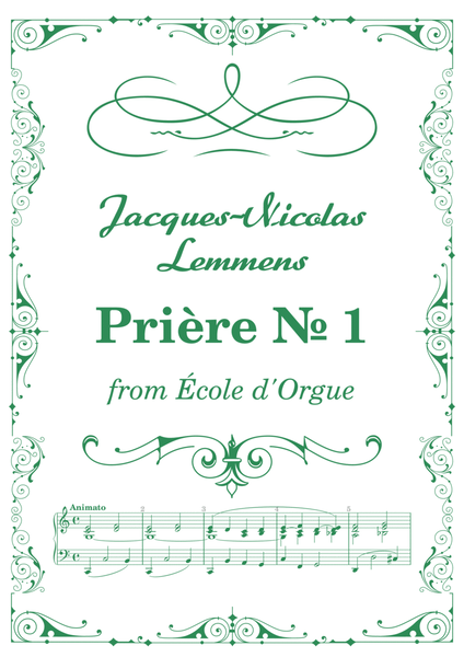 Prière Nr. 1 (Jacques-Nicolas Lemmens) image number null