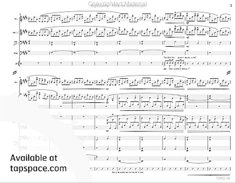 Big Country Percussion Ensemble scores gallery preview page 8