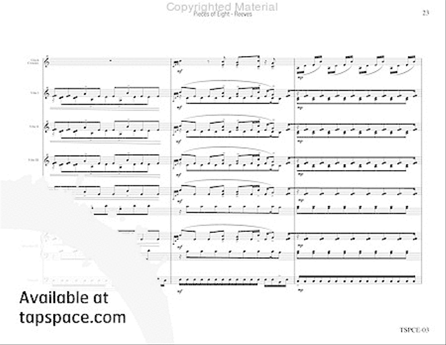 Pieces of Eight Percussion Ensemble scores gallery preview page 26