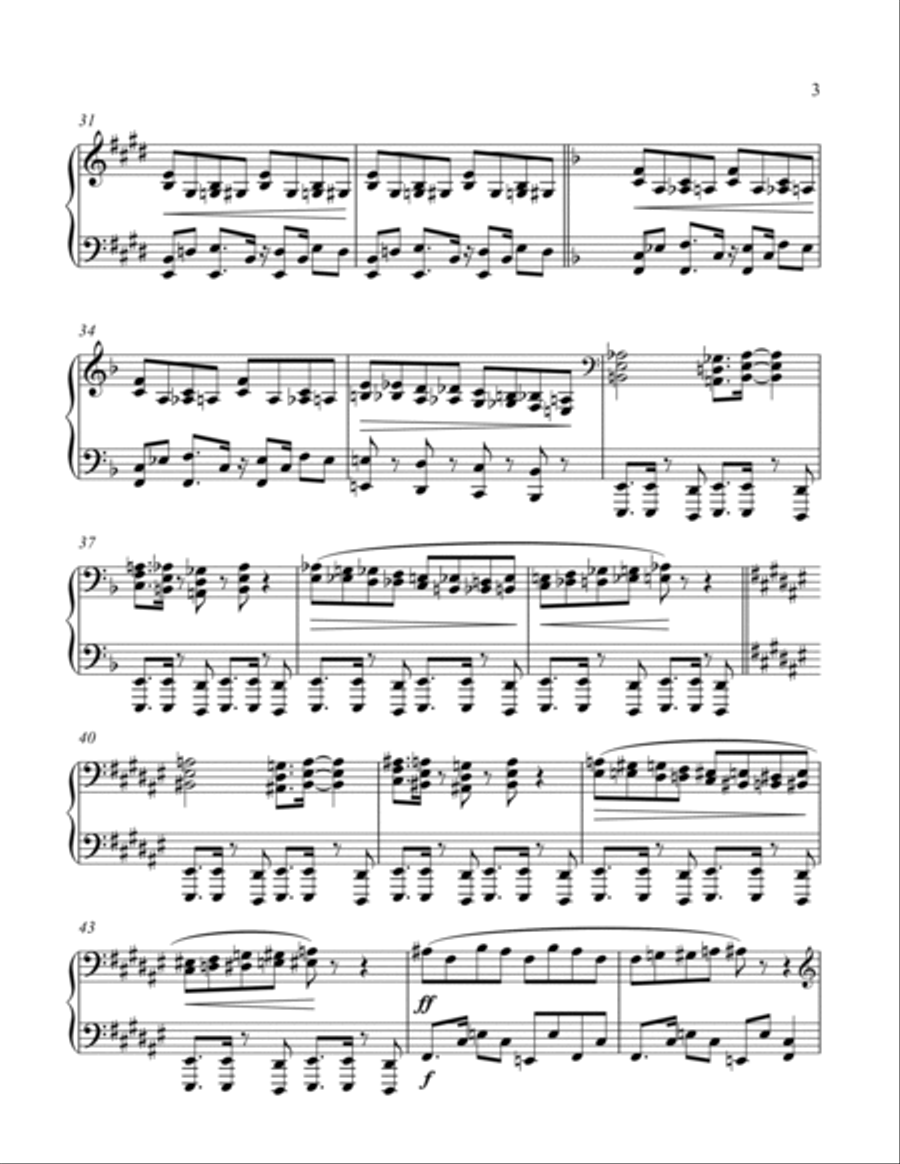 9. Indlovu the Elephant Piano Solo scores gallery preview page 3
