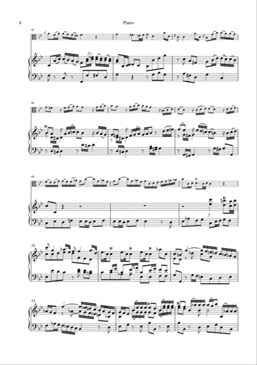 (Alto) Trombone Concerto in B♭ - with piano reduction! Piano Accompaniment scores gallery preview page 4