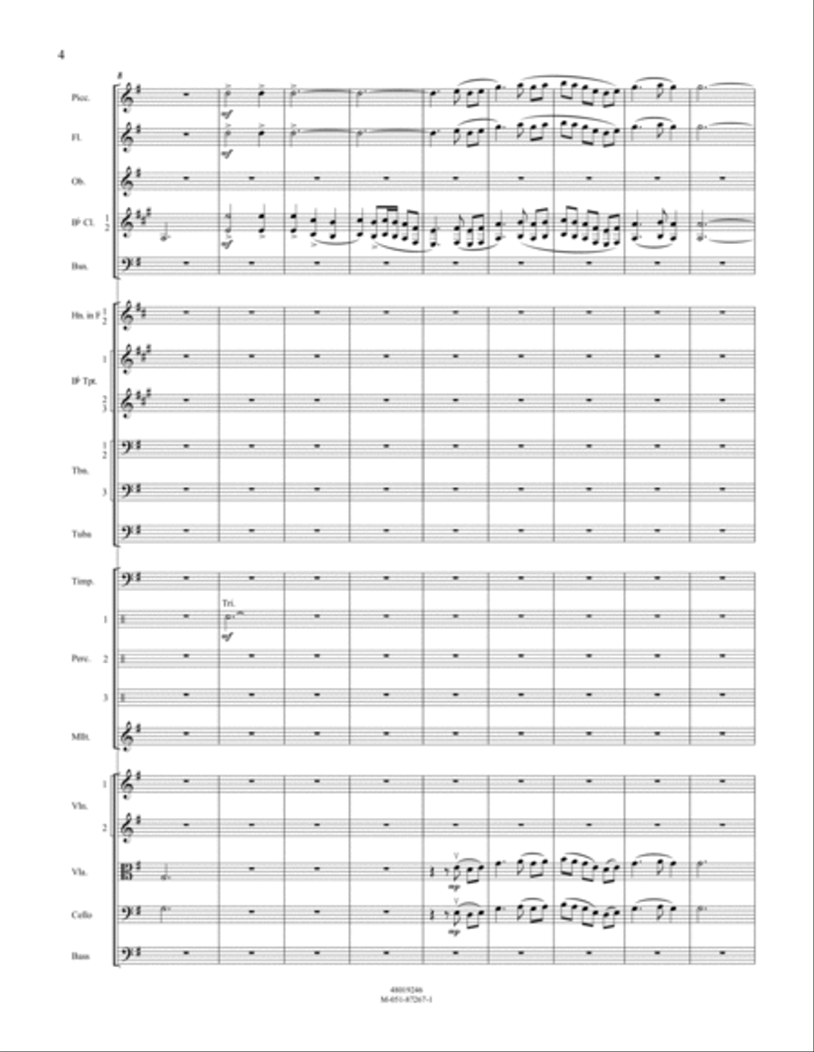 Variations on A Korean Folk Song - Conductor Score (Full Score) Full Orchestra scores gallery preview page 3