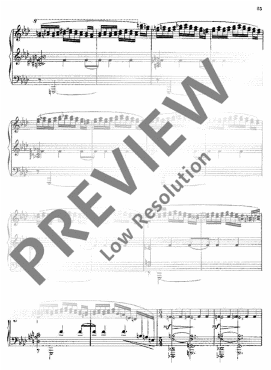 13 Préludes Piano Solo scores gallery preview page 16