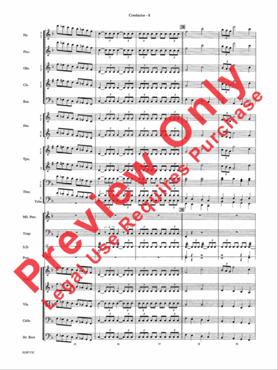 Star Wars (Main Theme) Star Wars (Main Theme) Full Orchestra scores gallery preview page 22