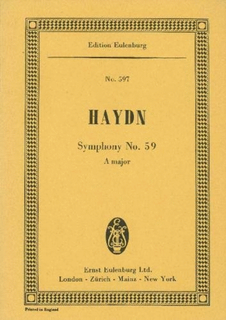 Symphony No. 59 in A Major