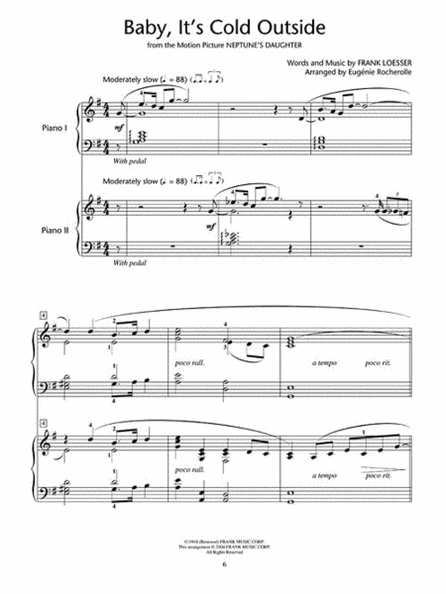 Melody Times Two Classic Counter-Melodies for Two Pianos, Four Hands