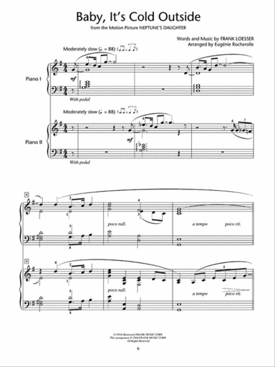 Melody Times Two Classic Counter-Melodies for Two Pianos, Four Hands