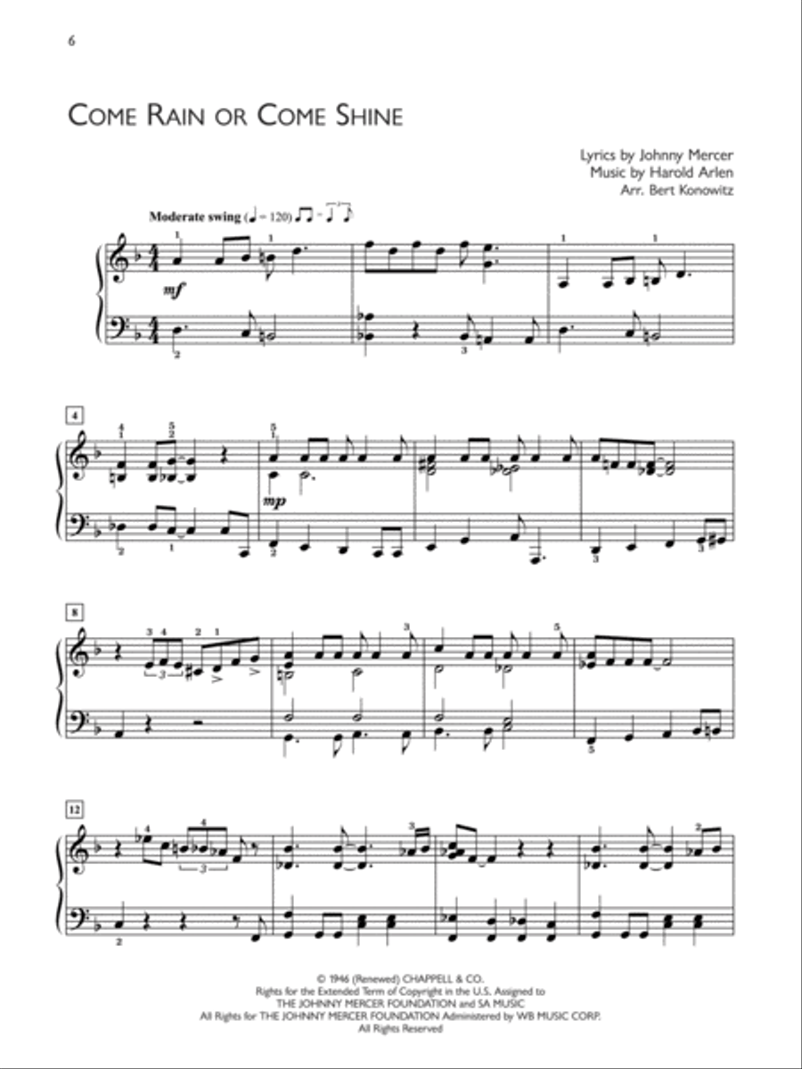 Popular Performer 1940s Piano Solo scores gallery preview page 2
