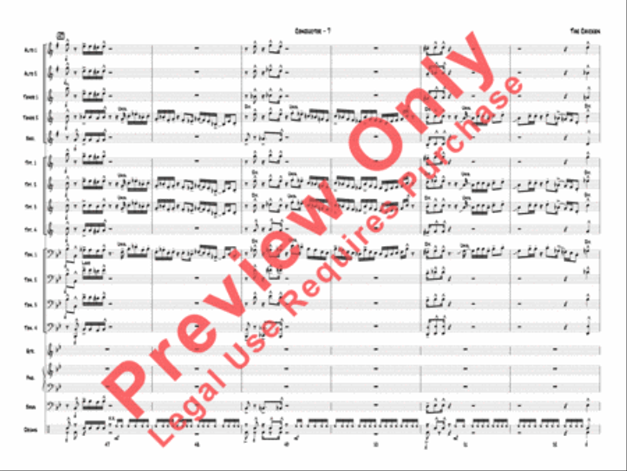 The Chicken The Chicken Jazz Ensemble scores gallery preview page 10