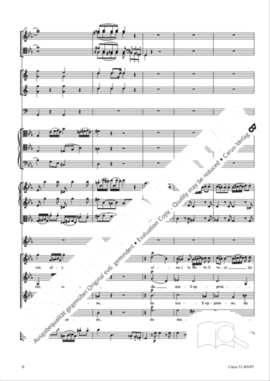 Davide penitente 4-Part scores gallery preview page 19