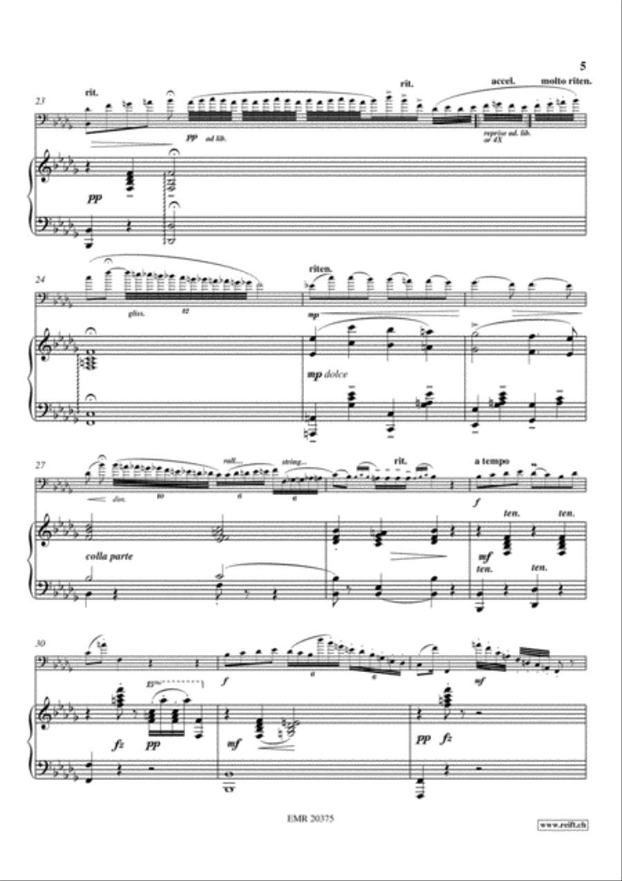 Zigeunerweisen Piano Accompaniment scores gallery preview page 6