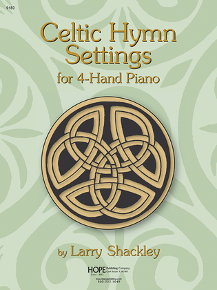 Book cover for Celtic Hymns for 4-Hand Piano
