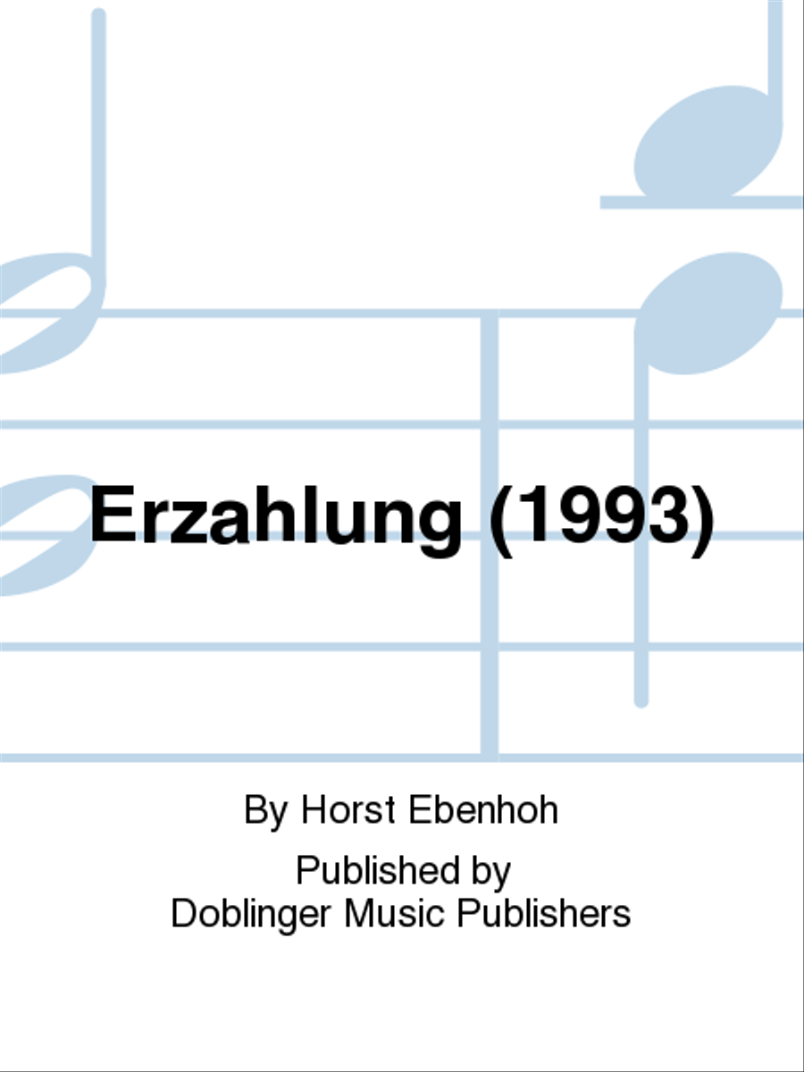 Erzahlung (1993) Violin scores gallery preview page 1