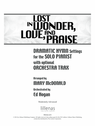 Book cover for Lost in Wonder, Love, and Praise