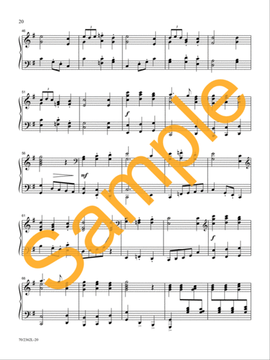 From Heaven Above Piano Solo scores gallery preview page 17