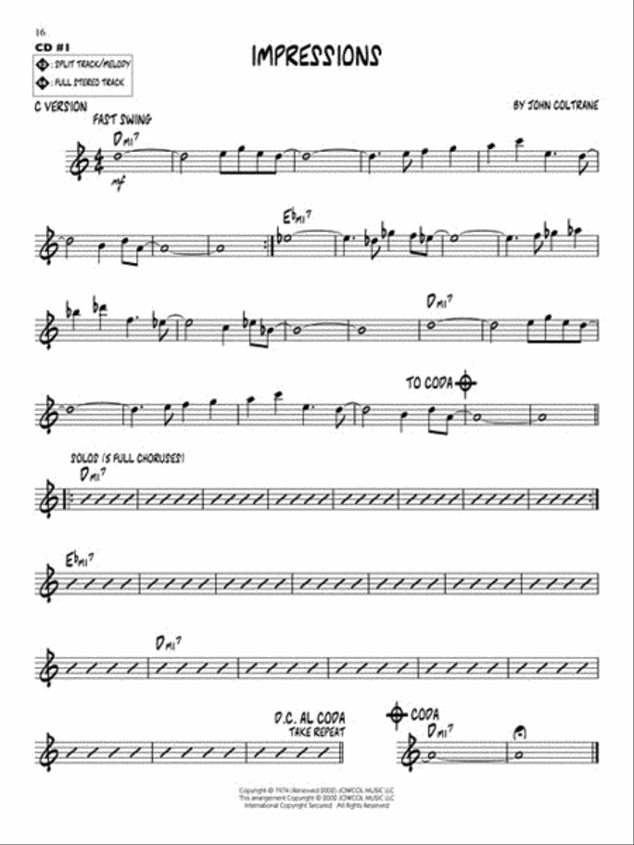 Maiden Voyage/All Blues C Instrument scores gallery preview page 6