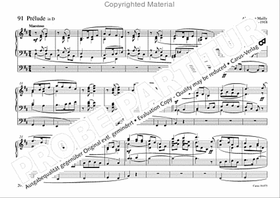 Freiburger Orgelbuch: Stammteil Organ Solo scores gallery preview page 205
