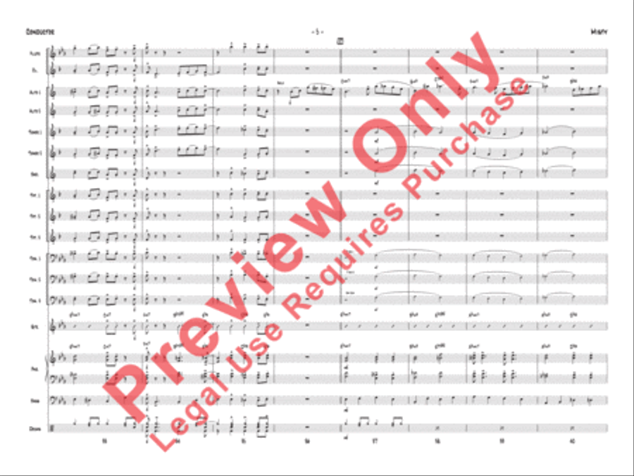 Misty Misty Jazz Ensemble scores gallery preview page 17