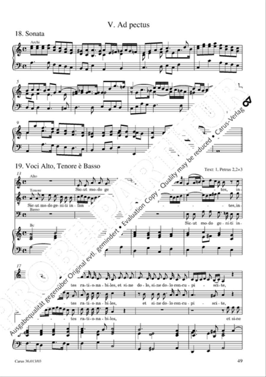 Membra Jesu nostri SSATB scores gallery preview page 50