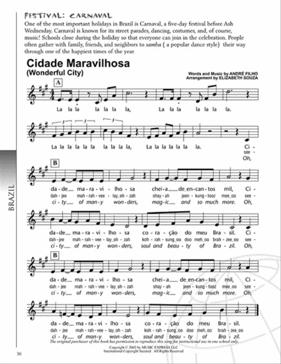 Music of Our World Choir scores gallery preview page 6