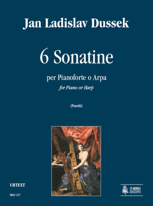 Book cover for 6 Sonatinas for Piano or Harp