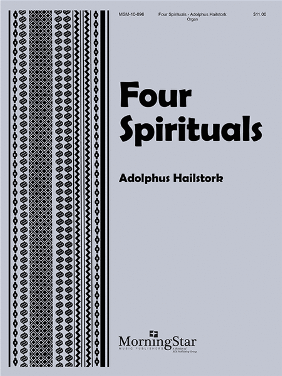 Four Spirituals Organ scores gallery preview page 1
