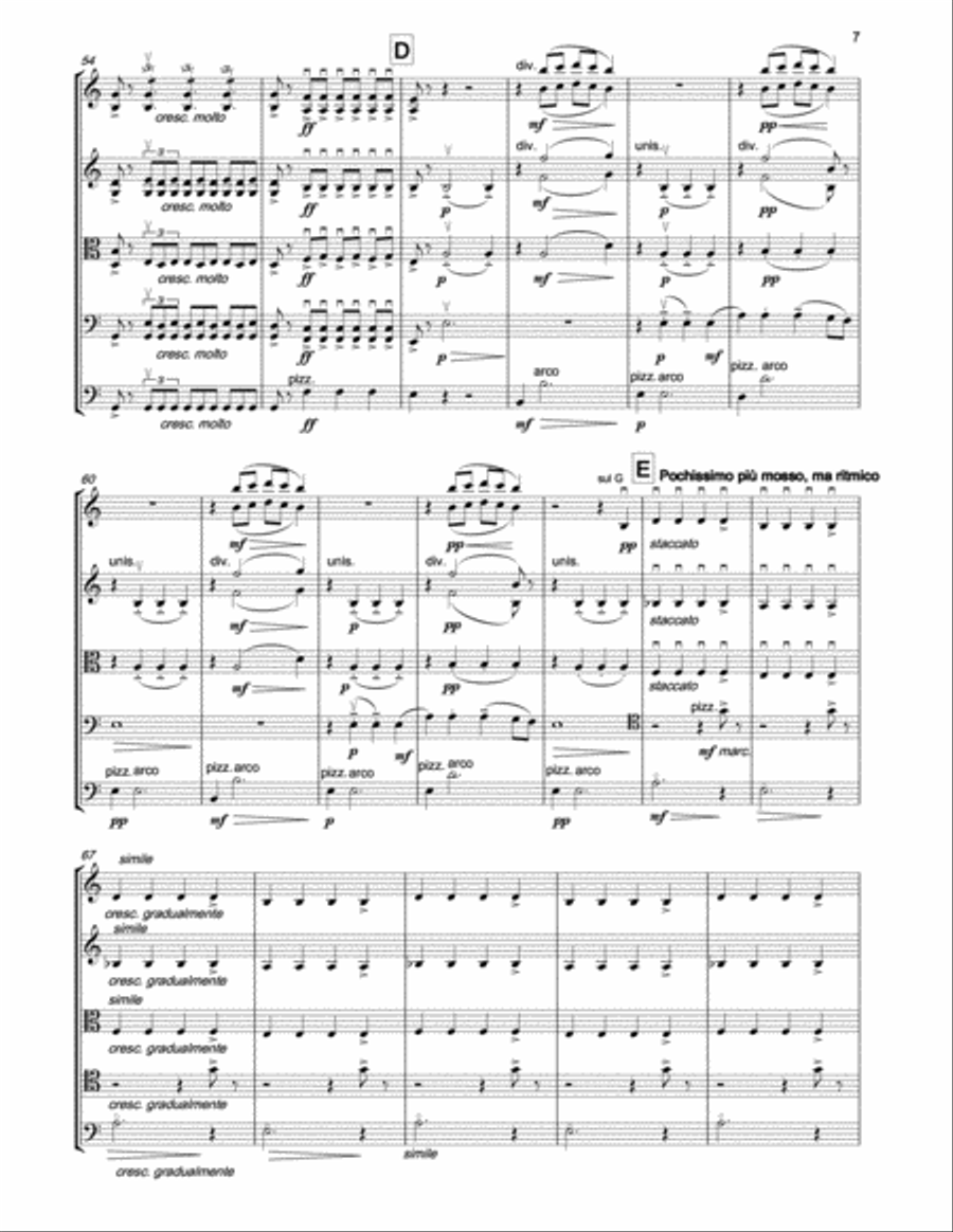 DE FALLA The Miller's Dance (The Three-Cornered Hat) for string orchestra String Orchestra scores gallery preview page 6