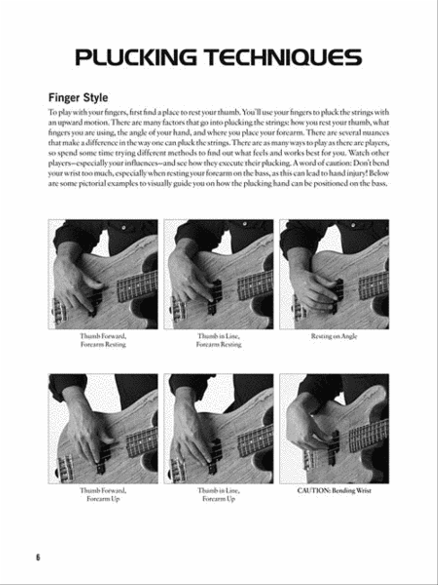 Essential Bass Guitar Techniques String Methods scores gallery preview page 4