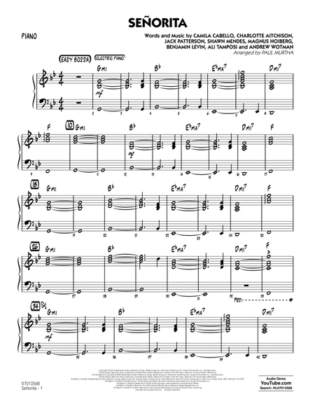 Senorita (arr. Paul Murtha) - Piano