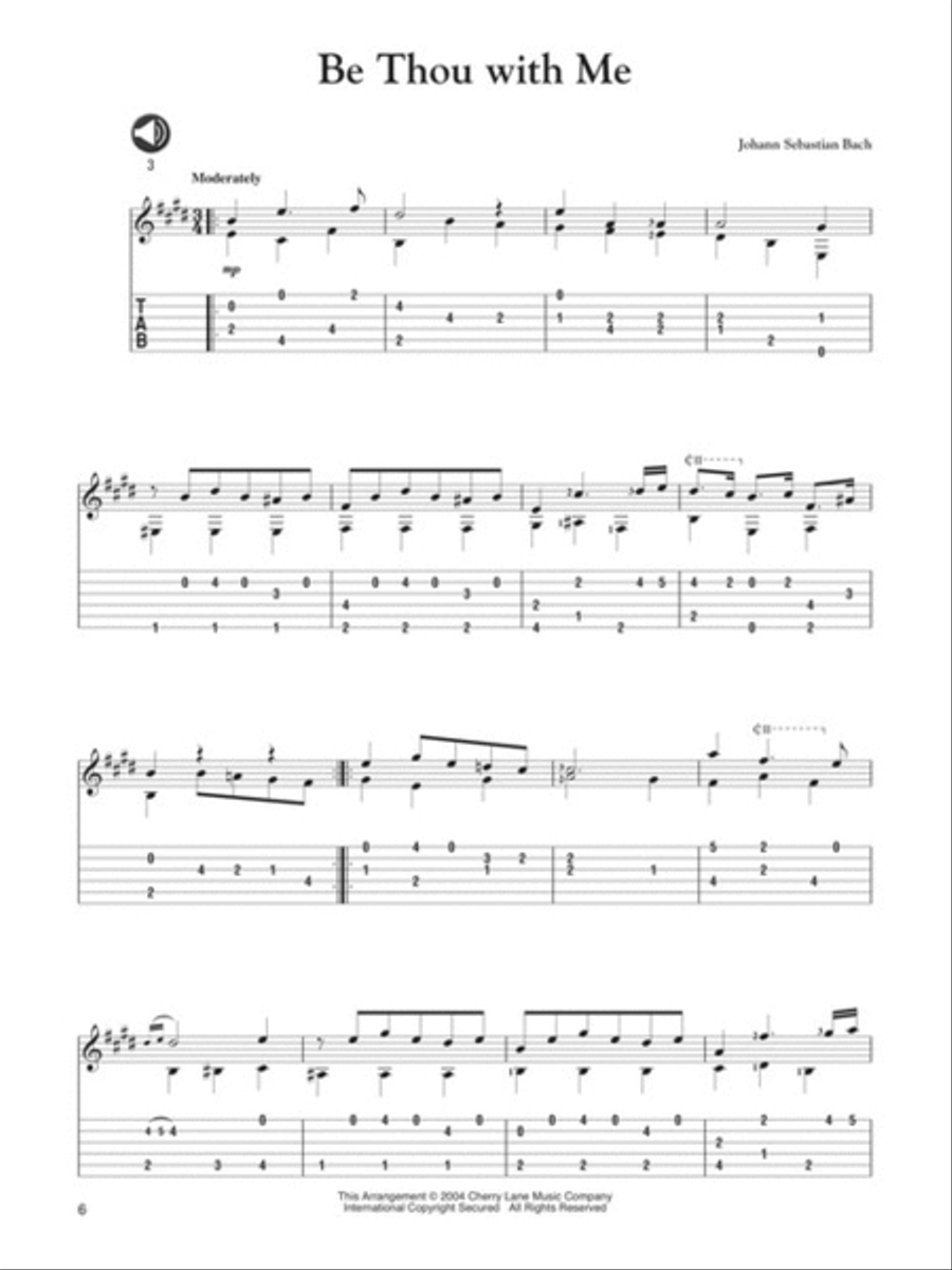50 Baroque Solos for Classical Guitar Acoustic Guitar scores gallery preview page 4