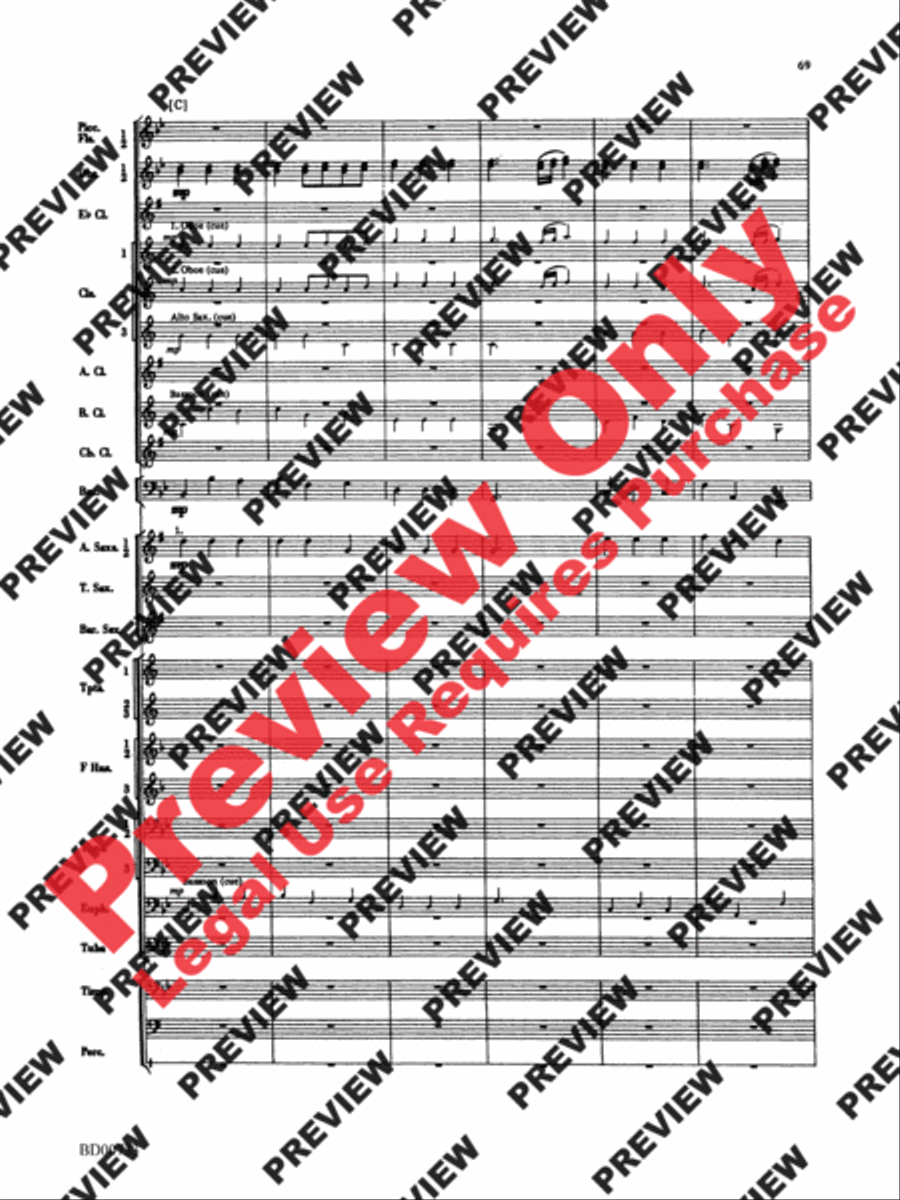 Water Music Suite Water Music Suite Concert Band scores gallery preview page 69